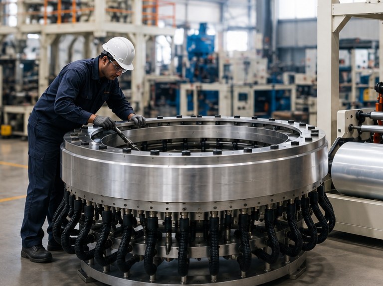 Tarpaulin Tubing Plant Air Ring assembly